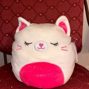 NWT Carmen the Cat Squishmallow Plush Valentine’s Day Edition